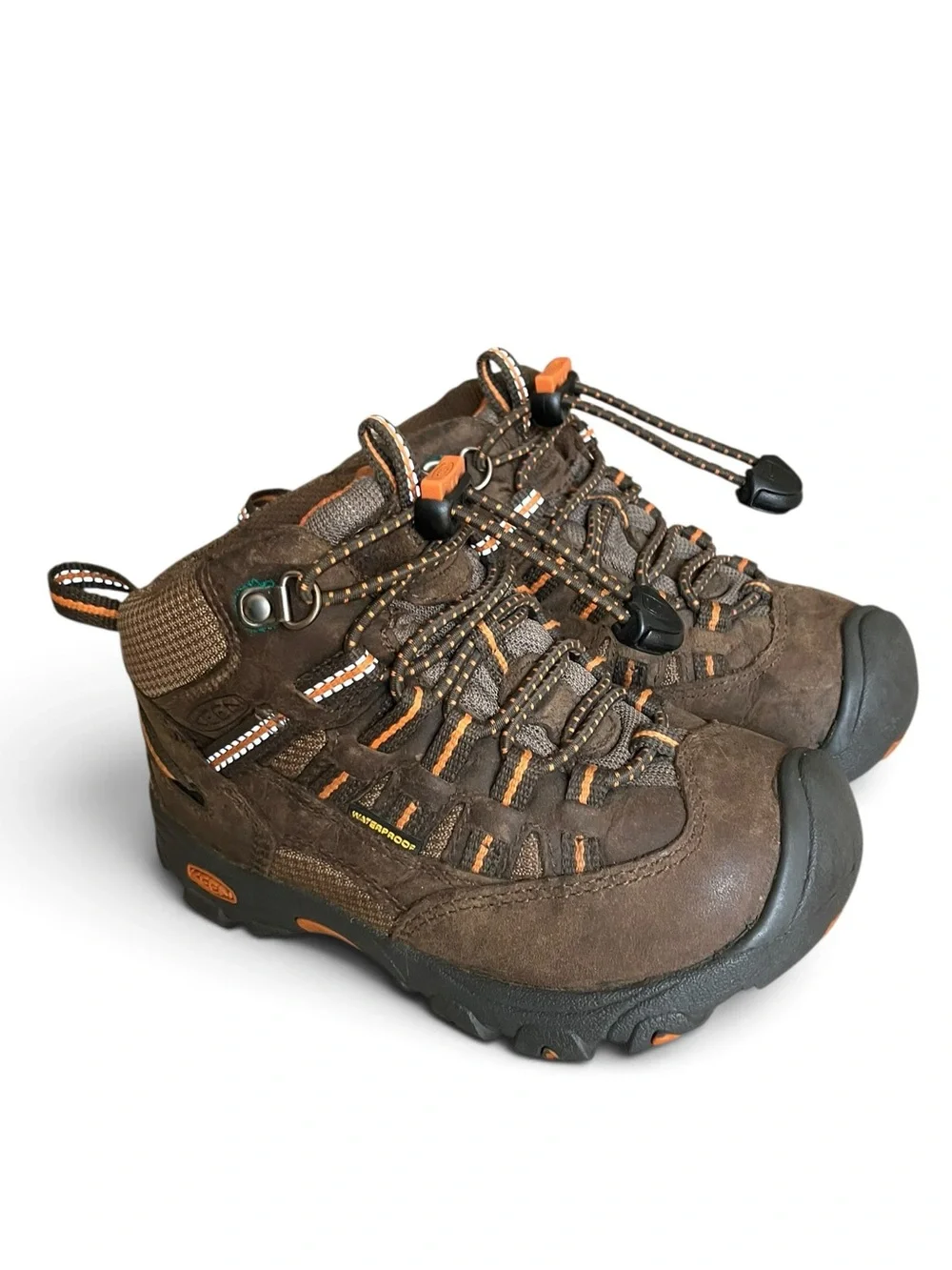 KEEN Alamosa Waterproof Mid Hiking Boots Brown Little Kid 9